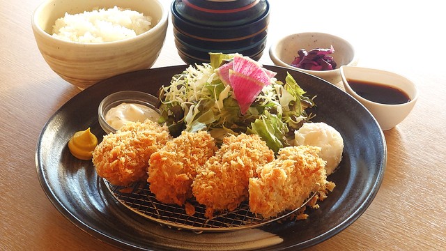カキフライ定食